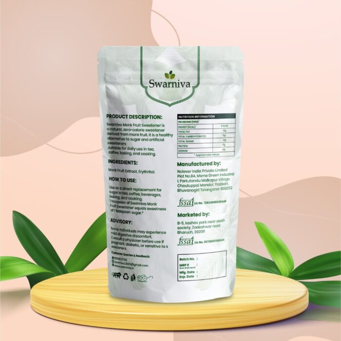 Swarniva Monk fruit Sweetener